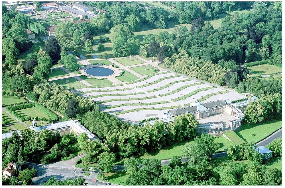 Potsdam from the bird's eye view: Schloß Sanssouci