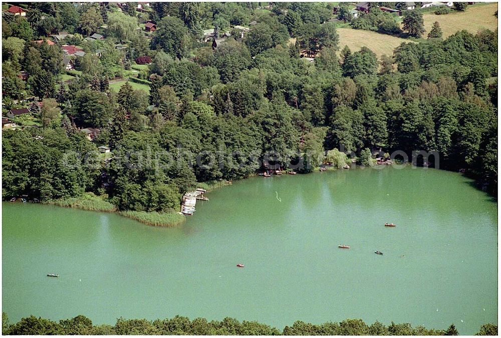 Aerial photograph Eggersdorf / Strausberg - 23.07.2004 Seebad Bötzsee bei Eggersdorf/Strausberg