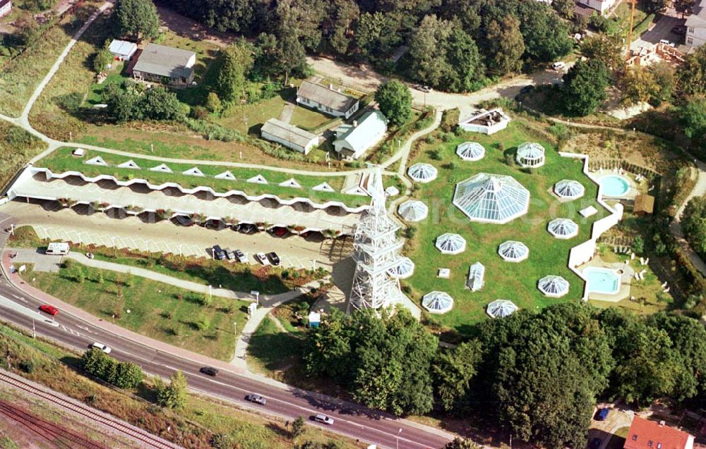 Ahlbeck / Usedom - Mecklenburg-Vorpommern from the bird's eye view: Seebadtherme in Ahlbeck / Usedom.