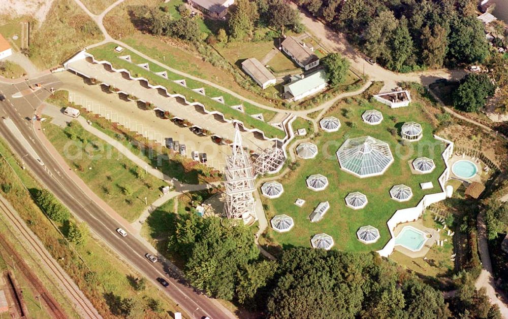 Ahlbeck / Usedom - Mecklenburg-Vorpommern from above - Seebadtherme in Ahlbeck / Usedom.