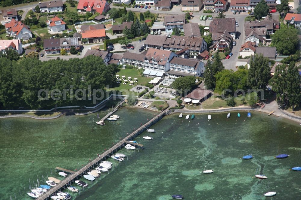 Aerial photograph Hemmenhofen-Gaienhofen - Gaienhofen Hemmenhofen in the state of Baden-Wuerttemberg