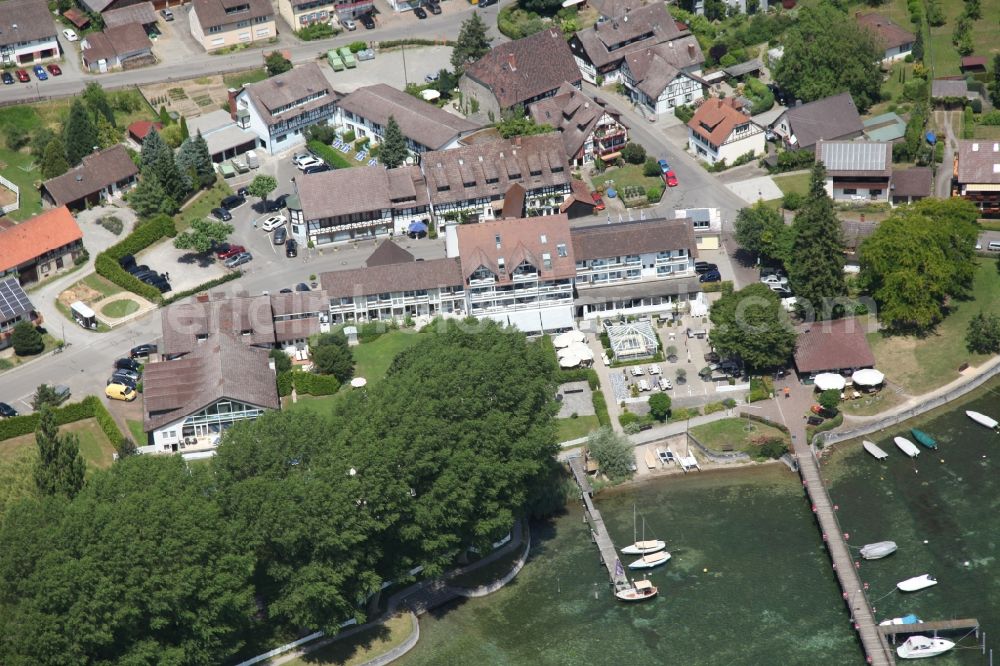 Hemmenhofen-Gaienhofen from above - Gaienhofen Hemmenhofen in the state of Baden-Wuerttemberg