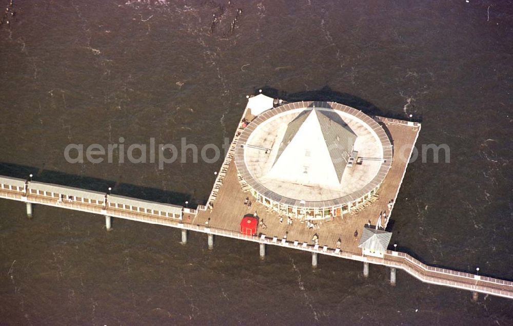 Aerial image Heringsdorf/ Usedom - Seebrücke in Heringsdorf.