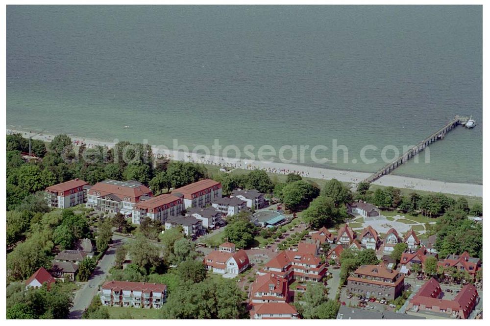 Aerial image Ostseebad Boltenhagen - 08.06.2004 Ostseebad Boltenhagen Seehotel GROSSHERZOG von MECKLENBURG an der Seebrücke in der Ostseeallee 1,23946 Ostseebad Boltenhagen,Tel.: 038825/ 50-0,Fax: 038825/ 50-500,FREE CALL: 0800/ 7 35 9999, e-Mail:info@seehotel-boltenhagen.de Achim Walder: http://