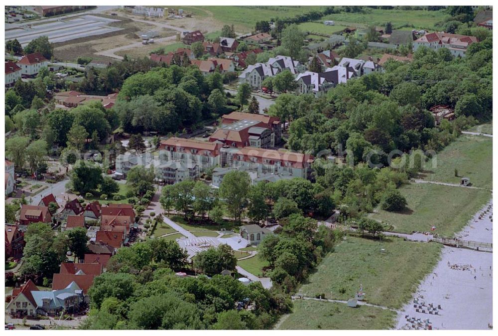 Aerial photograph Ostseebad Boltenhagen - 08.06.2004 Ostseebad Boltenhagen Seehotel GROSSHERZOG von MECKLENBURG an der Seebrücke in der Ostseeallee 1,23946 Ostseebad Boltenhagen,Tel.: 038825/ 50-0,Fax: 038825/ 50-500,FREE CALL: 0800/ 7 35 9999, e-Mail:info@seehotel-boltenhagen.de Achim Walder: http://