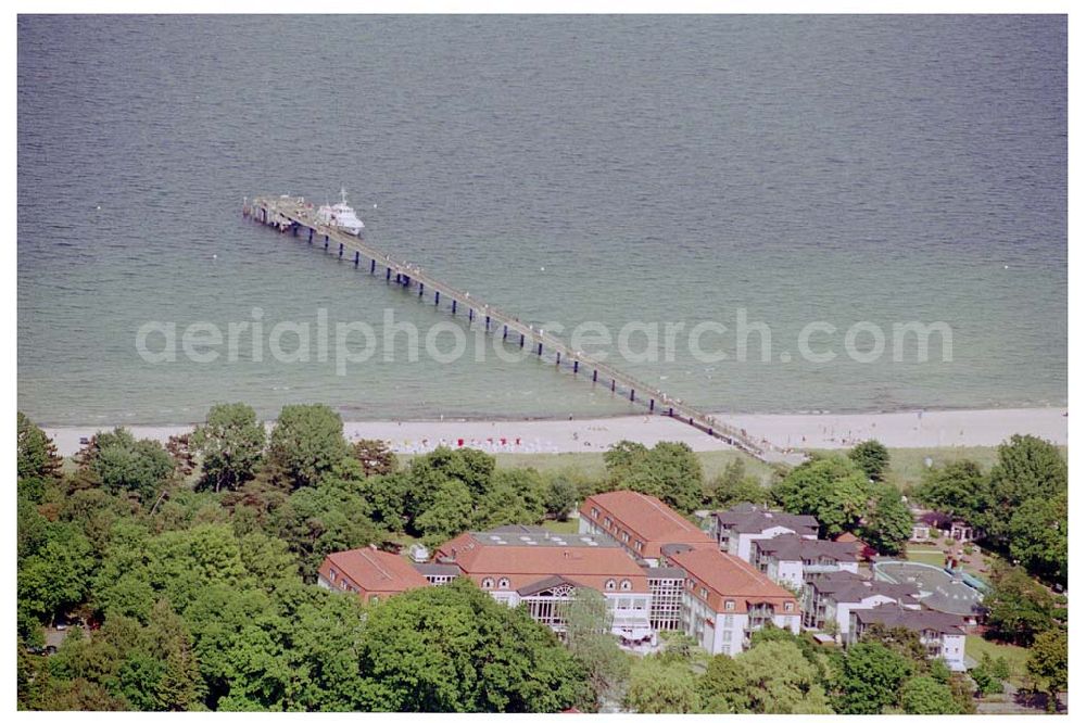 Aerial photograph Ostseebad Boltenhagen - 08.06.2004 Ostseebad Boltenhagen Seehotel GROSSHERZOG von MECKLENBURG an der Seebrücke in der Ostseeallee 1,23946 Ostseebad Boltenhagen,Tel.: 038825/ 50-0,Fax: 038825/ 50-500,FREE CALL: 0800/ 7 35 9999, e-Mail:info@seehotel-boltenhagen.de Achim Walder: http://