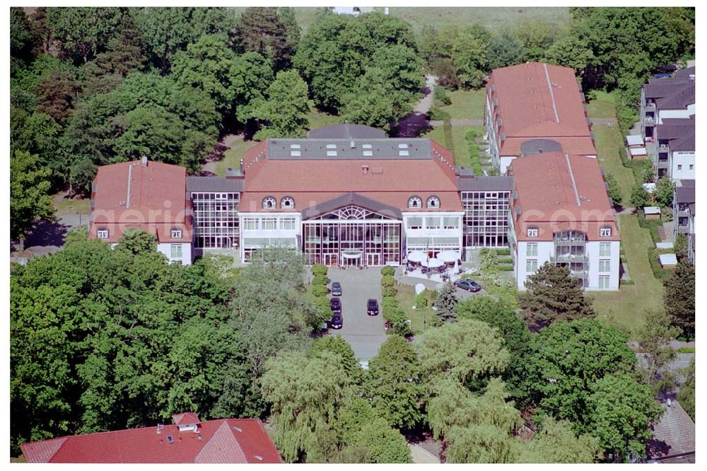 Aerial photograph Ostseebad Boltenhagen - 08.06.2004 Ostseebad Boltenhagen Seehotel GROSSHERZOG von MECKLENBURG an der Seebrücke in der Ostseeallee 1,23946 Ostseebad Boltenhagen,Tel.: 038825/ 50-0,Fax: 038825/ 50-500,FREE CALL: 0800/ 7 35 9999, e-Mail:info@seehotel-boltenhagen.de Achim Walder: http://