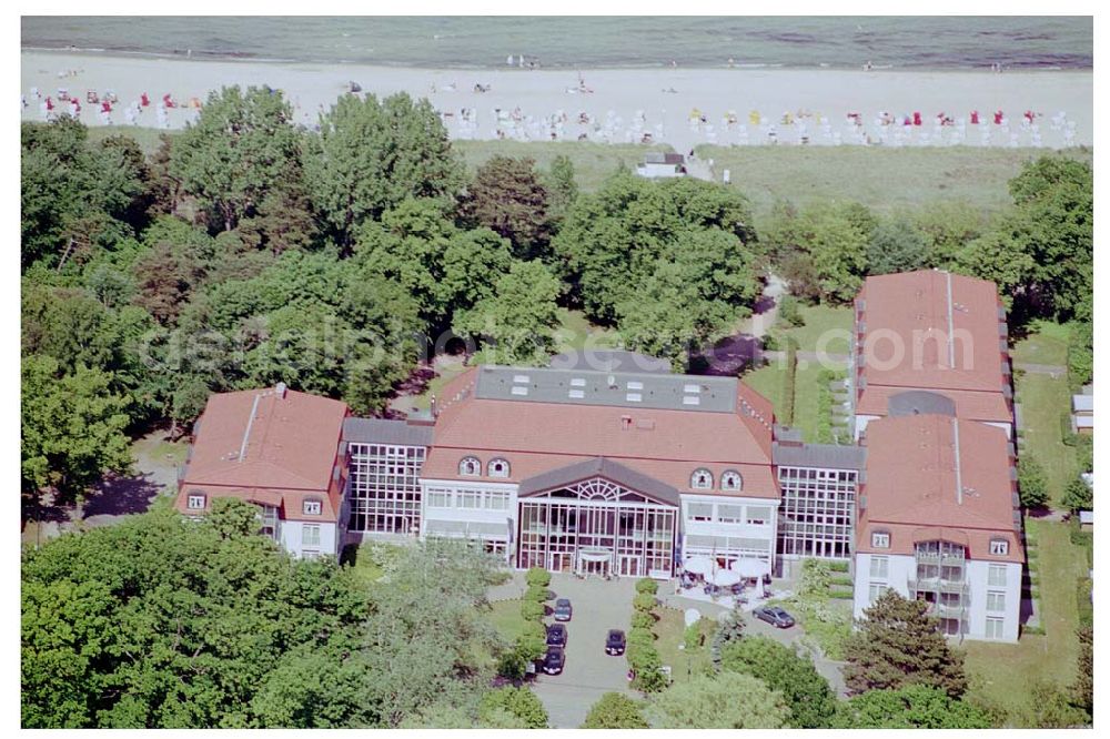 Ostseebad Boltenhagen from above - 08.06.2004 Ostseebad Boltenhagen Seehotel GROSSHERZOG von MECKLENBURG an der Seebrücke in der Ostseeallee 1,23946 Ostseebad Boltenhagen,Tel.: 038825/ 50-0,Fax: 038825/ 50-500,FREE CALL: 0800/ 7 35 9999, e-Mail:info@seehotel-boltenhagen.de Achim Walder: http://