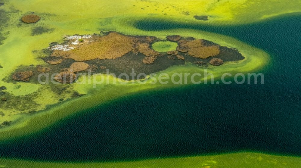 Aerial photograph Mullaghmore Burren County - Rock and mountain landscape in Mullaghmore Burren County in Clare, Ireland