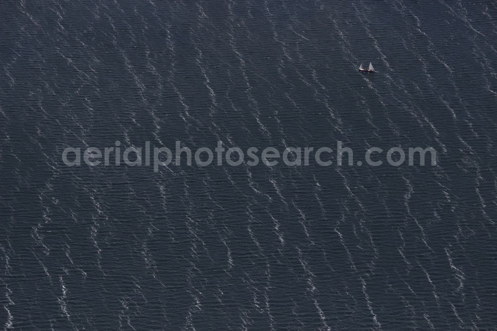 Aerial image Wolchowsee - Waterfront landscape on the lake Grosser Schauener See in the district Gross Schauen in Wolchowsee in the state Brandenburg