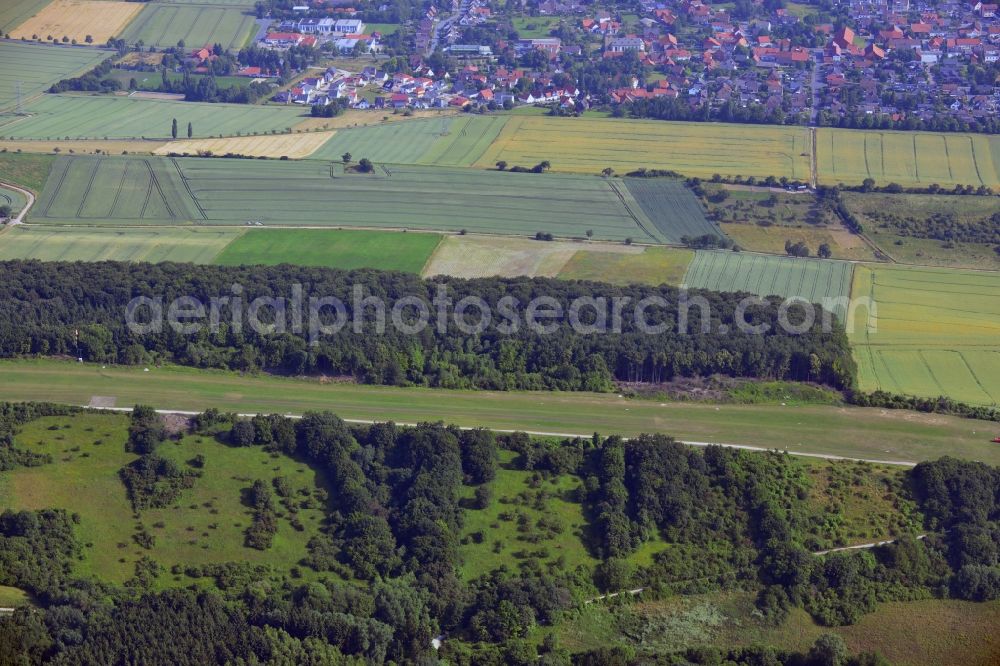 Wesseln from above - Glider airfield Steinberg at Wesseln in Lower Saxony