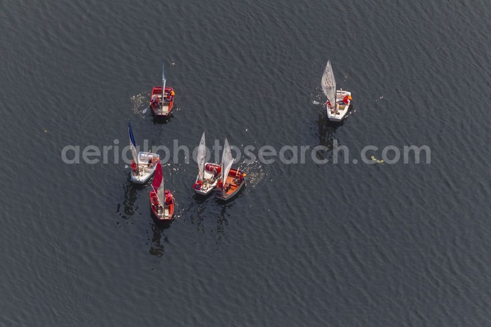 Aerial image Bochum - View of the Kemnader Lake in Bochum in the state North Rhine-Westphalia