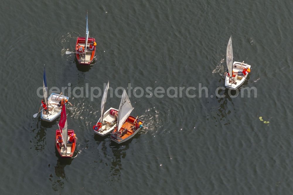 Aerial photograph Bochum - View of the Kemnader Lake in Bochum in the state North Rhine-Westphalia