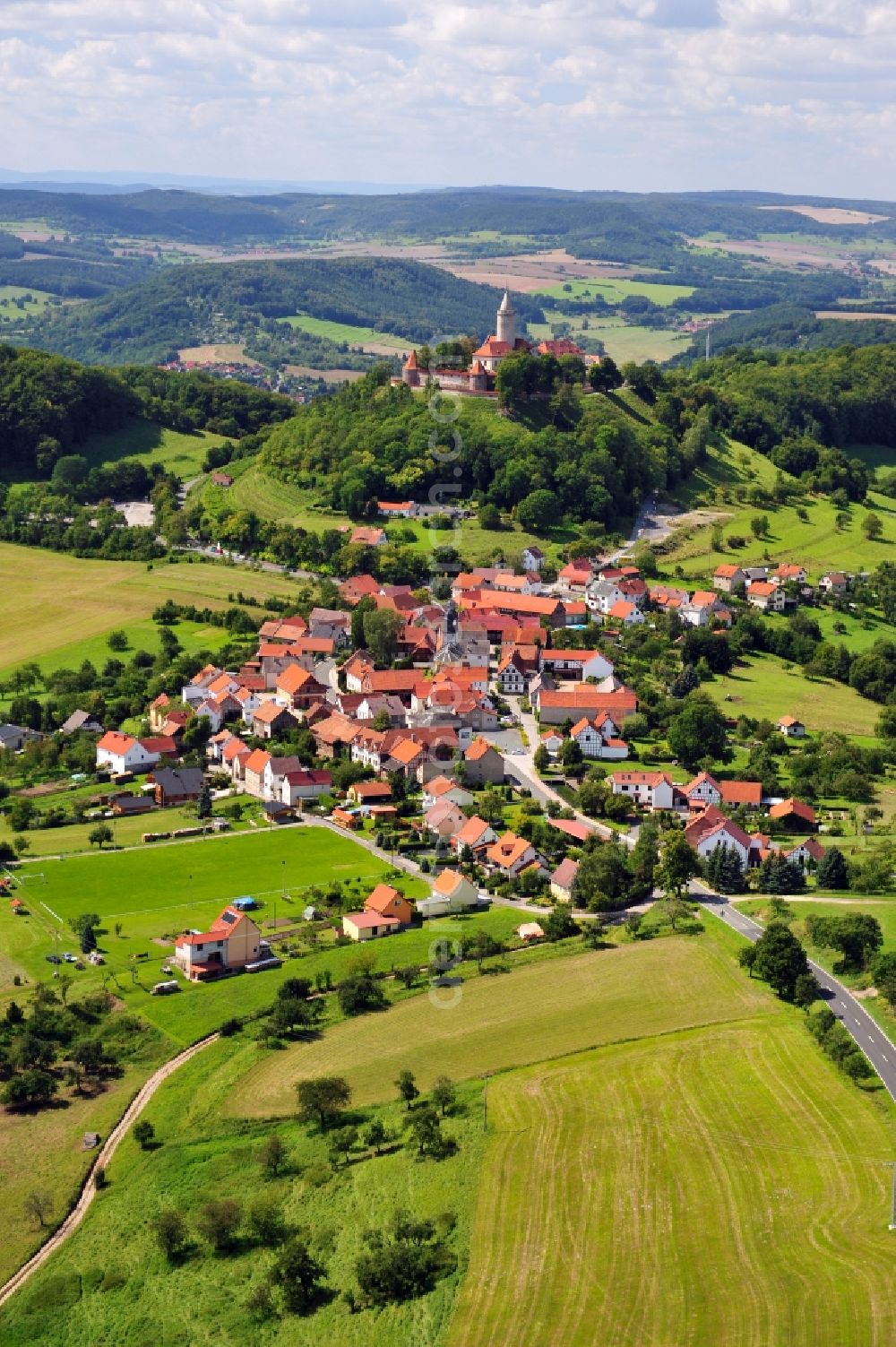 Aerial photograph Seitenroda - Seitenroda in the state Thuringia