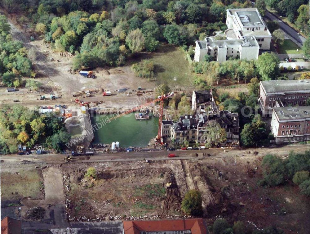 Berlin-Tiergarten from the bird's eye view: 