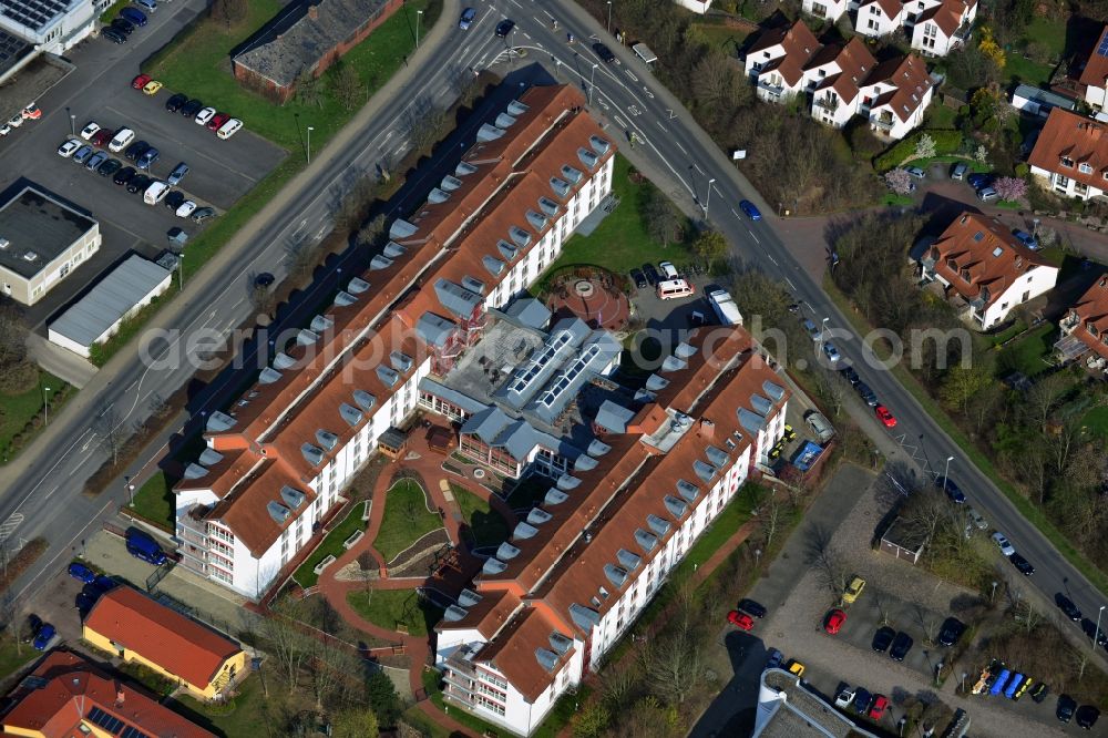 Aerial photograph Göttingen - View of the home for the aged Luisenhof in Goettingen in the state of Lower Saxony