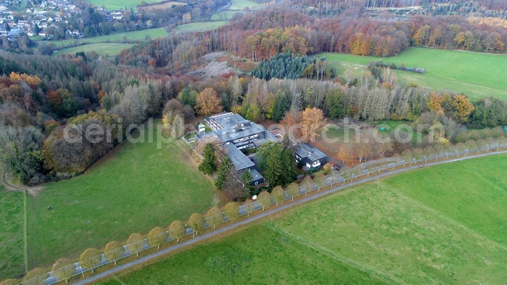 Aerial photograph Hennef (Sieg) - Seniorenwohnheim Sankt Augustinus in Boedingen in the state North Rhine-Westphalia, Germany