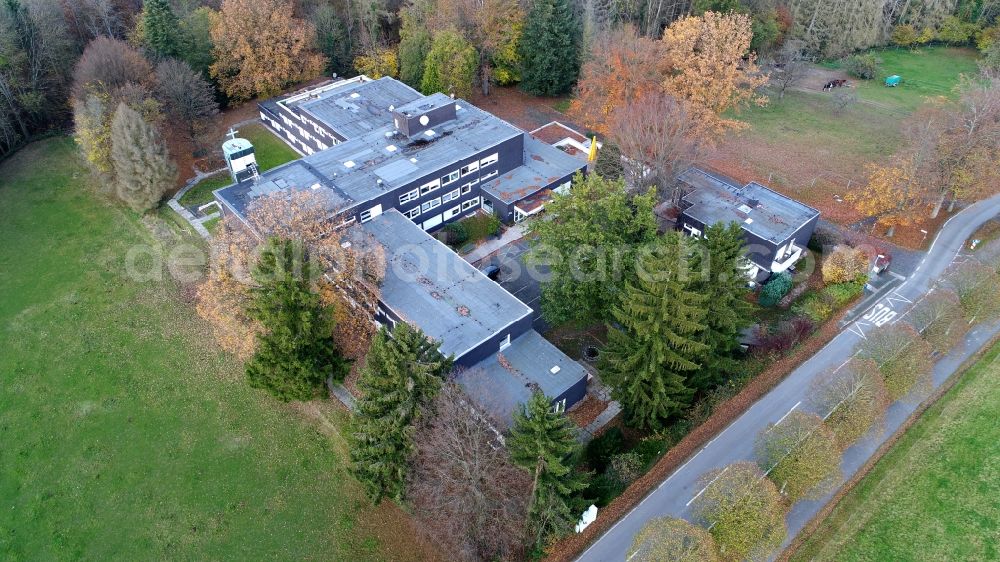 Aerial image Hennef (Sieg) - Seniorenwohnheim Sankt Augustinus in Boedingen in the state North Rhine-Westphalia, Germany