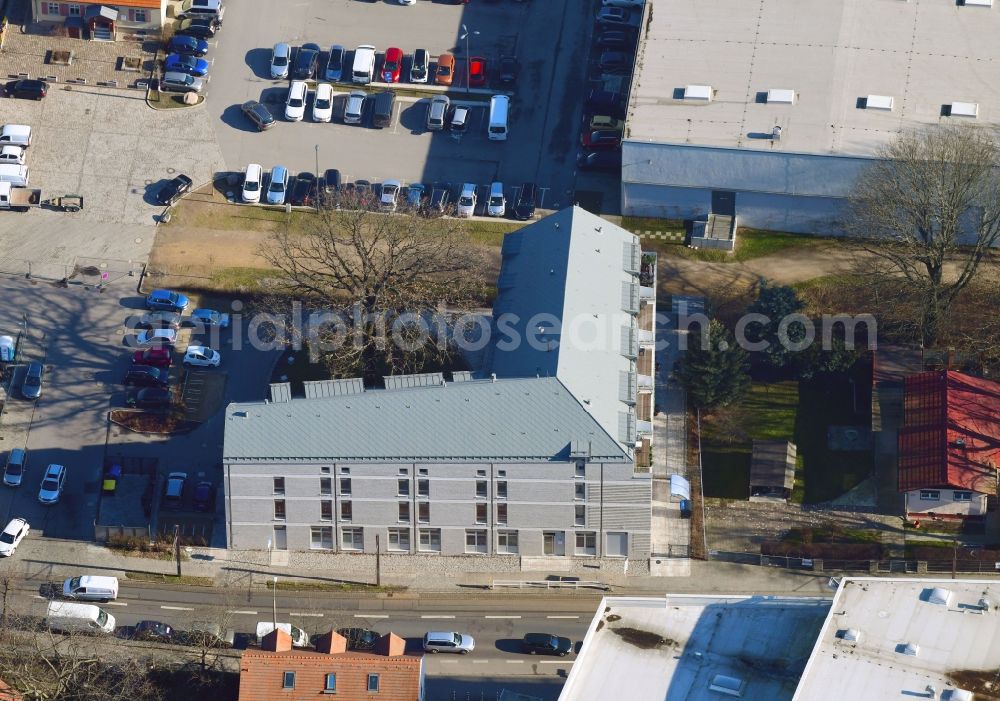 Aerial photograph Berlin - Build retirement home on Hoenower Strasse in the district Mahlsdorf in Berlin, Germany