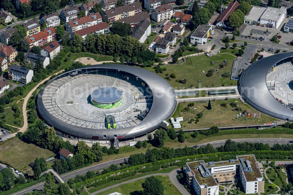 Aerial photograph Baden-Baden - Building of the shopping center Shopping Cite in Baden-Baden in the state Baden-Wuerttemberg