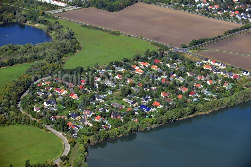 Berlin OT Kaulsdorf from the bird's eye view: View of the housing estate Elsengrund in the district of Kaulsdorf in Berlin