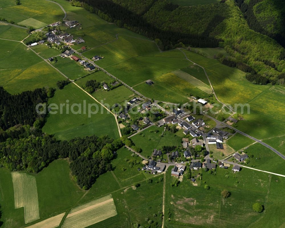 Aerial photograph Hümmel Pitscheid - Settlement Pitscheid in Huemmel in Rhineland-Palatinat