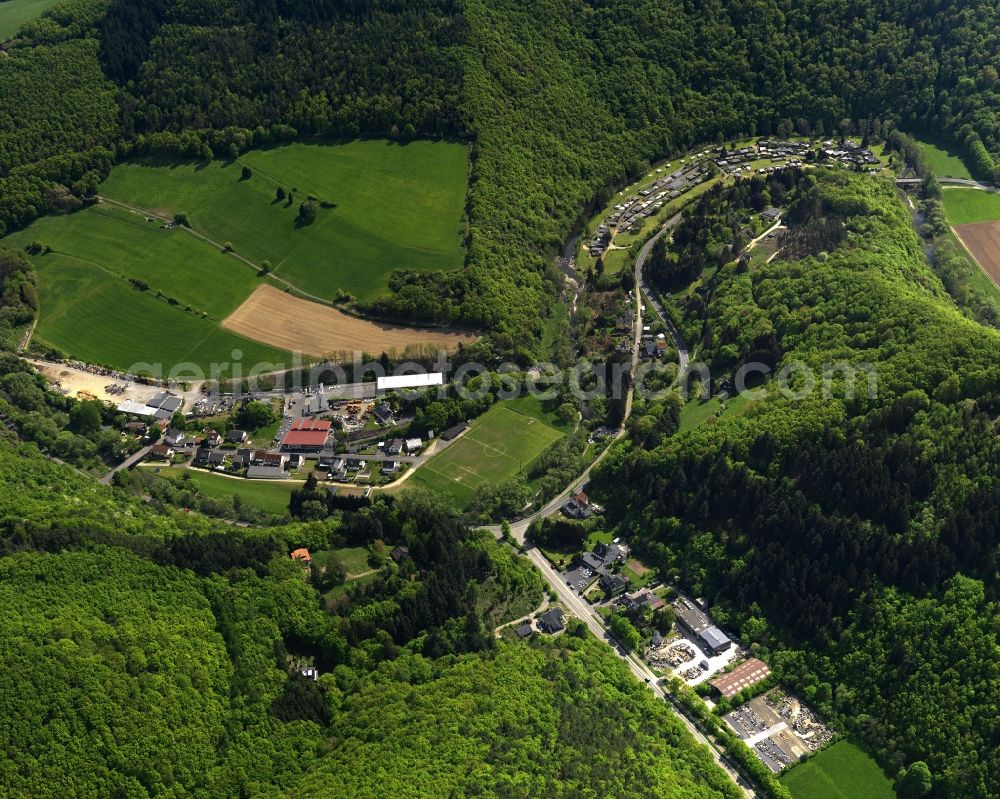 Schuld from the bird's eye view: Settlement Schuld in Ahrweiler in Rhineland-Palatinat