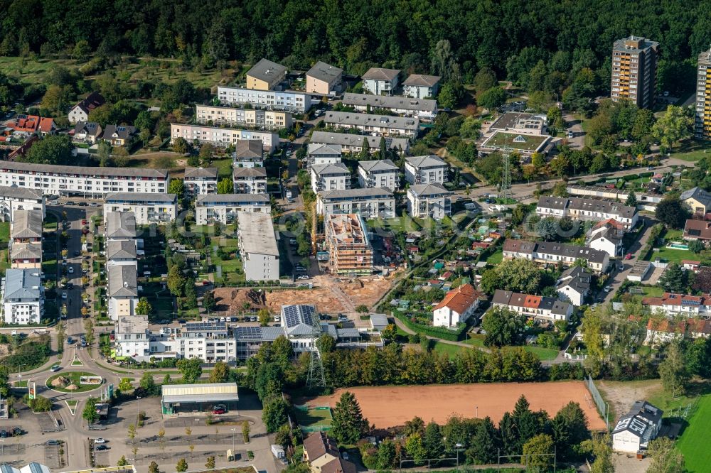 Offenburg from above - The district Albersboesch Offenburg west in Offenburg in the state Baden-Wurttemberg, Germany