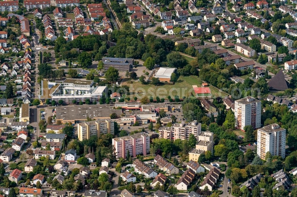 Emmendingen from above - The district Emmendingen Sued in Emmendingen in the state Baden-Wuerttemberg, Germany