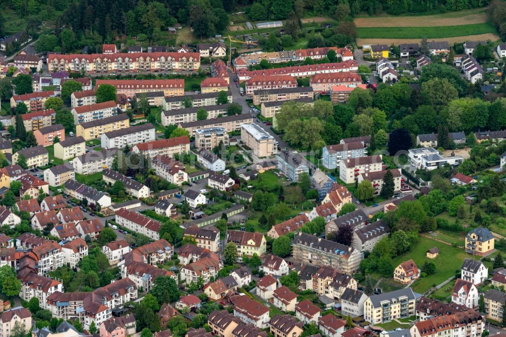 Aerial photograph Lahr/Schwarzwald - The district Friedensheim in Lahr/Schwarzwald in the state Baden-Wurttemberg, Germany