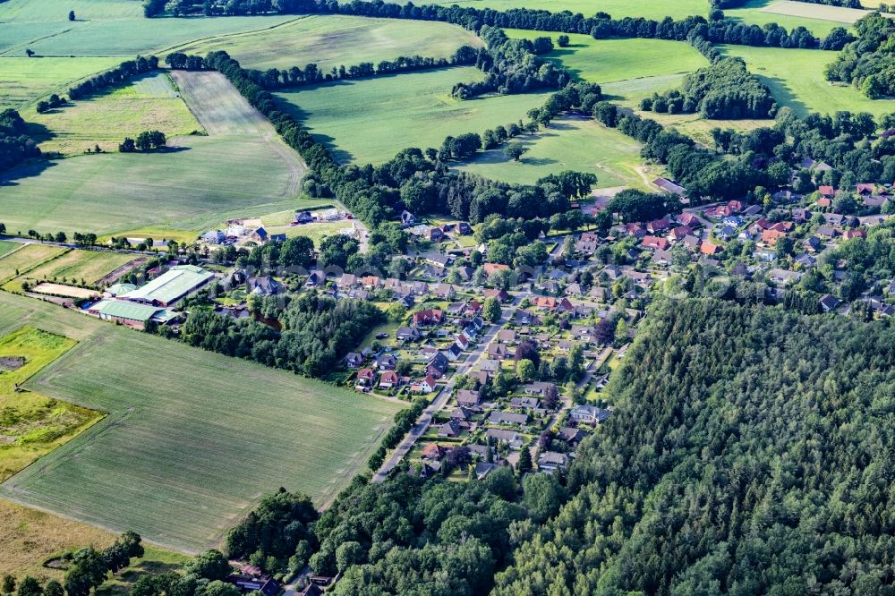 Aerial image Stade - The district Haddorf in Stade in the state Lower Saxony, Germany