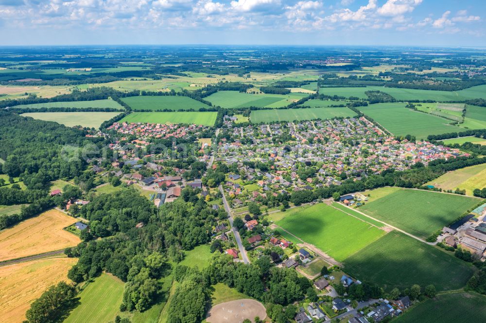 Aerial photograph Stade - The district Hagen in Stade in the state Lower Saxony, Germany