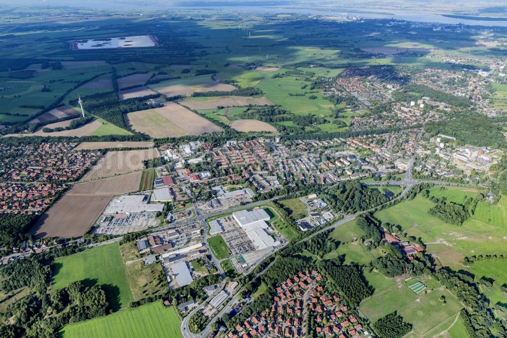 Aerial photograph Stade - The district Hahle in Stade in the state Lower Saxony, Germany