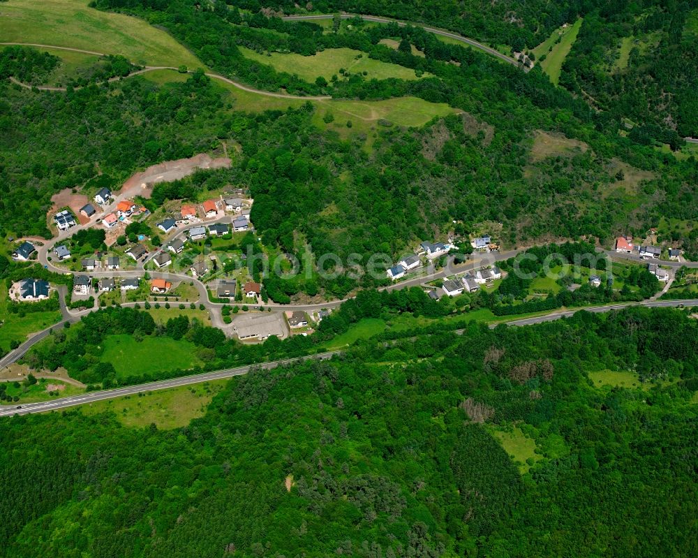 Fischbach from the bird's eye view: The district on Hauptstrasse in Fischbach in the state Rhineland-Palatinate, Germany