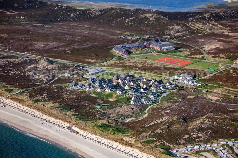 Aerial photograph Hörnum (Sylt) - The district Kressen-Jacobs-Tal in Hoernum (Sylt) at the island Sylt in the state Schleswig-Holstein, Germany