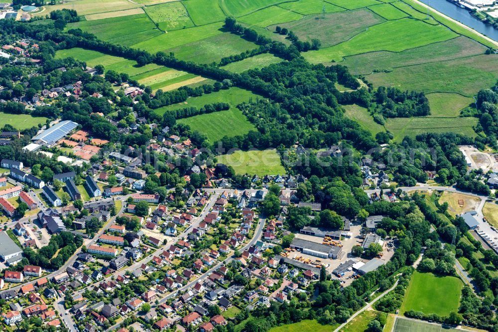 Aerial photograph Oldenburg - The district Neu-Donnerschwee of ehemaliegen Kasernengelaendes in Oldenburg in the state Lower Saxony, Germany