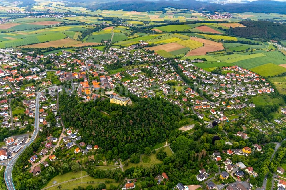 Aerial image Bad Wildungen - The district in the district Alt Wildungen in Bad Wildungen in the state Hesse, Germany