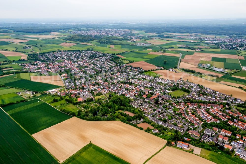 Reinheim from the bird's eye view: Settlement area in the district Georgenhausen in Reinheim in the state Hesse, Germany