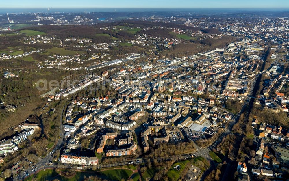 Aerial photograph Hagen - The district in the district Haspe in Hagen in the state North Rhine-Westphalia, Germany