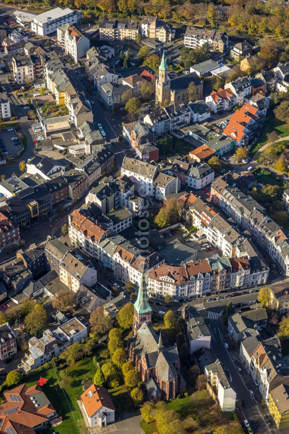 Aerial image Hagen - The district in the district Haspe in Hagen in the state North Rhine-Westphalia, Germany