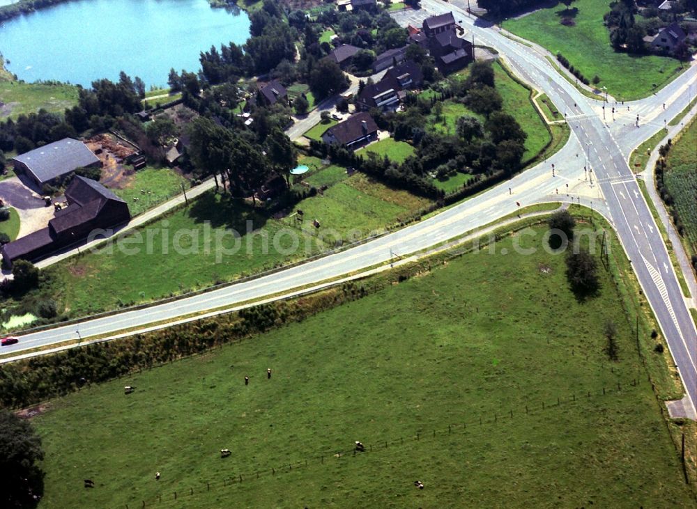 Kempen from above - Settlement area in the district Schmellendorf in Kempen in the state North Rhine-Westphalia, Germany