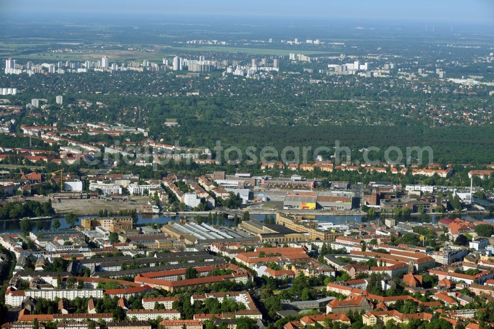 Aerial photograph Berlin - Settlement area in the district Schoeneweide in Berlin, Germany