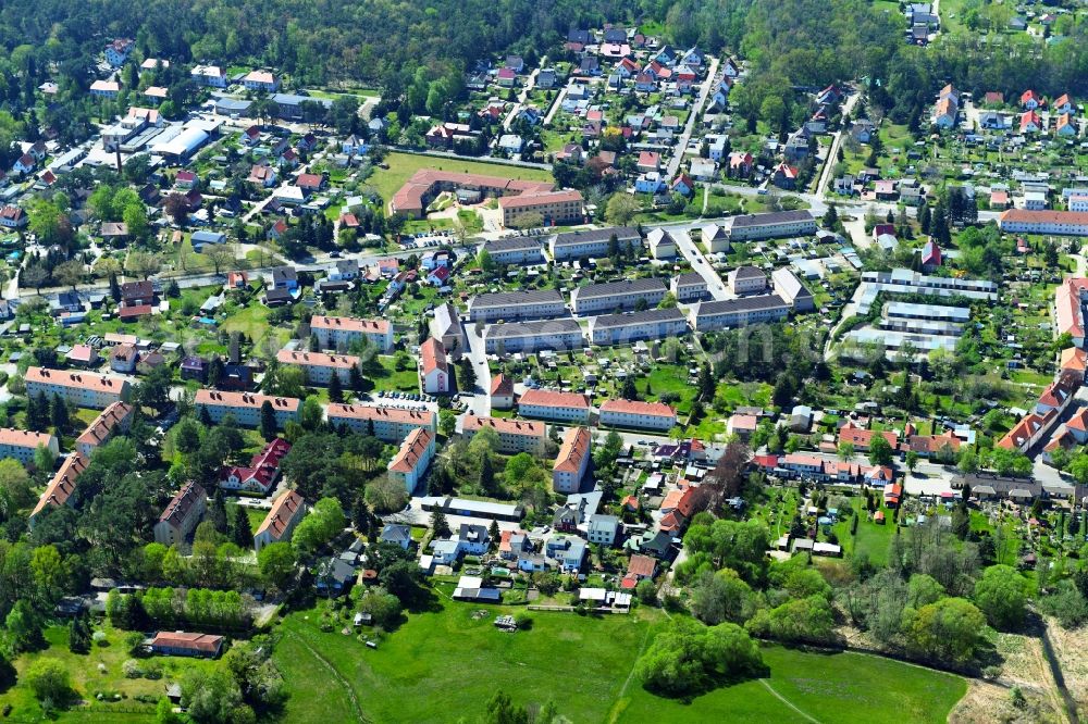 Spremberg from the bird's eye view: The district in the district Trattendorf in Spremberg in the state Brandenburg, Germany