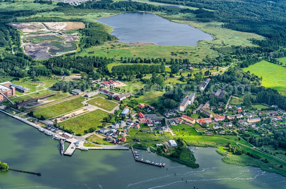 Peenemünde from above - The district in Peenemuende in the state Mecklenburg - Western Pomerania, Germany