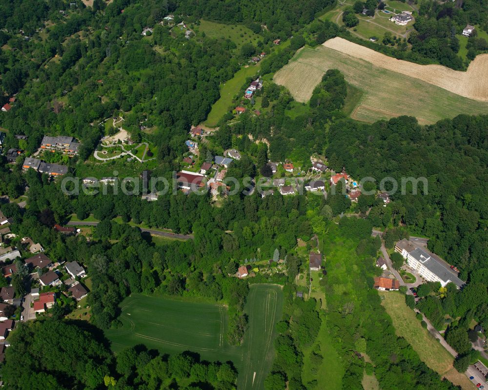 Geigersberg from above - The district on Rittnertstrasse in Geigersberg in the state Baden-Wuerttemberg, Germany