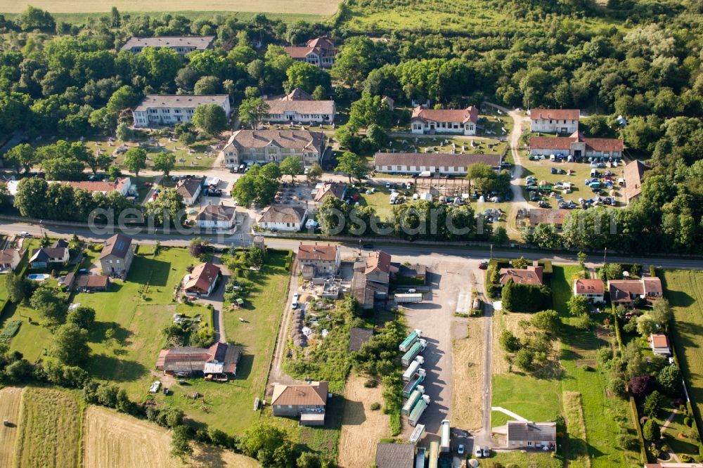 Veckring from above - Settlement area in Veckring in Grand Est, France