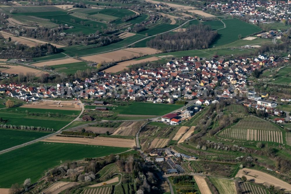 Aerial image Wagenstadt - The district in Wagenstadt in the state Baden-Wurttemberg, Germany