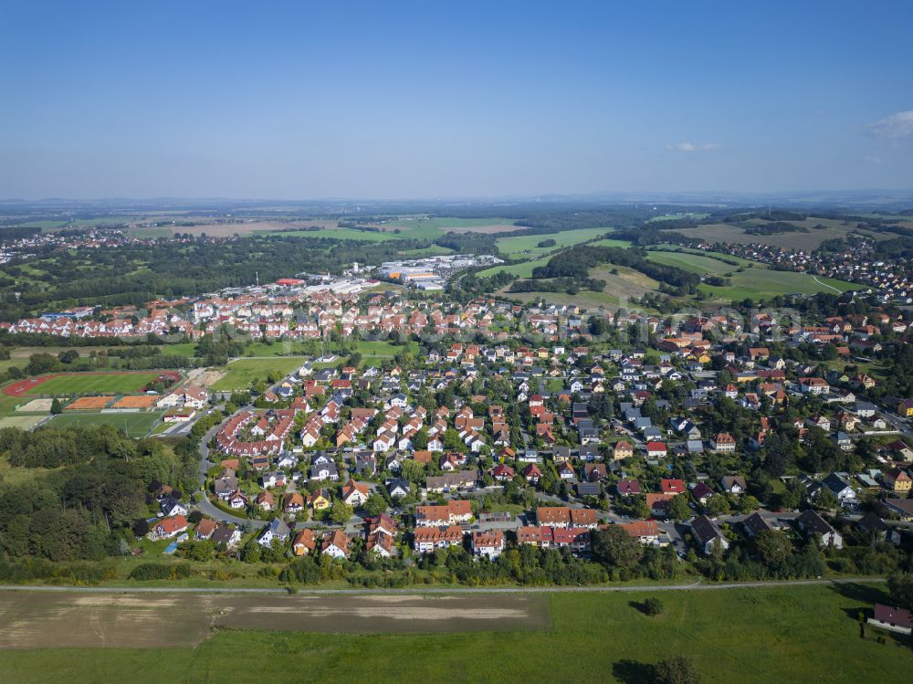 Aerial photograph Dresden - Weissig district in Dresden in the state of Saxony, Germany