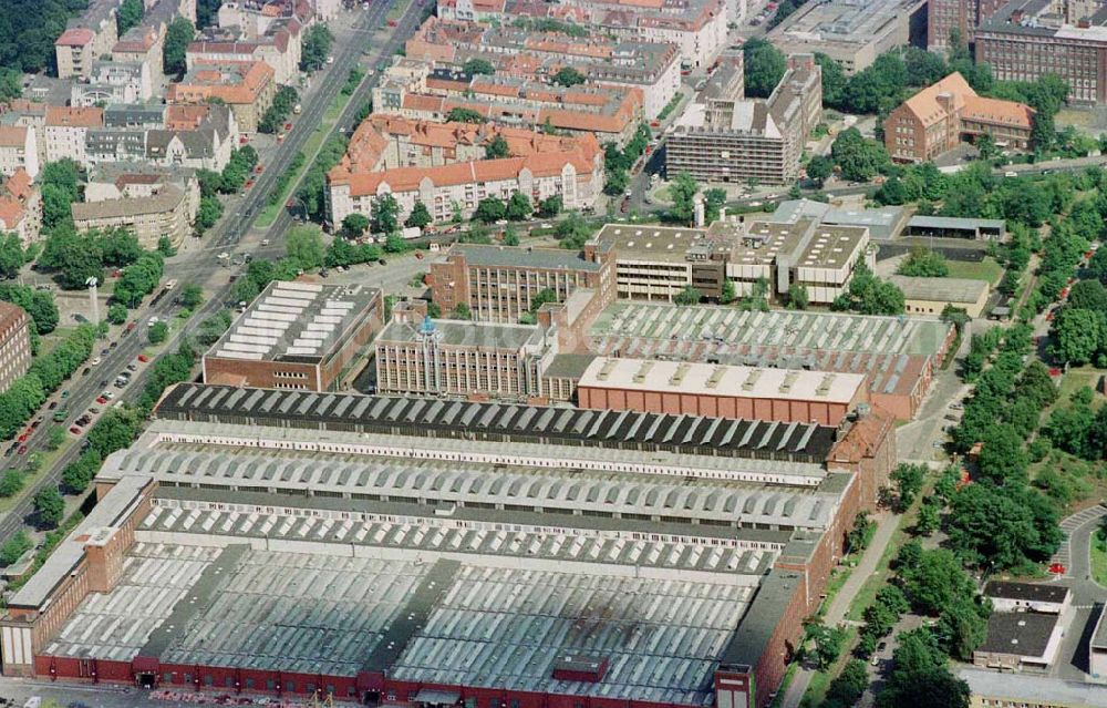 Aerial photograph Berlin-Spandau - SIEMENS / OSRAM in der Nonnendammallee in Berlin-Spandau