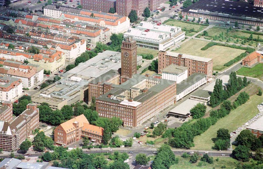 Aerial photograph Berlin-Spandau - Siemensturm / Verwaltung am Siemensdamm in Spandau